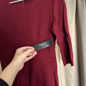 Luxe Burgundy Dress